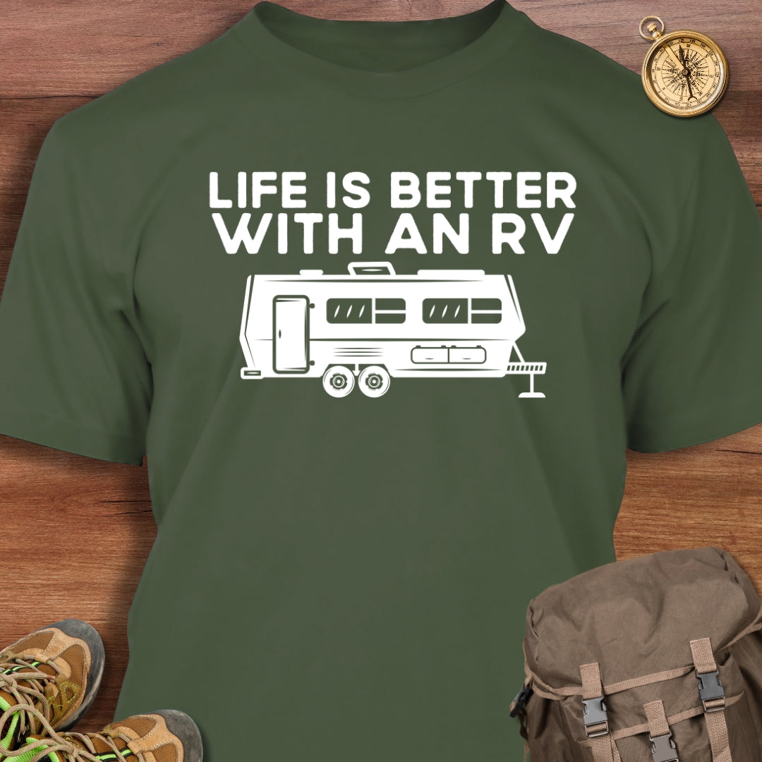 Life Is Better With An RV T-Shirt