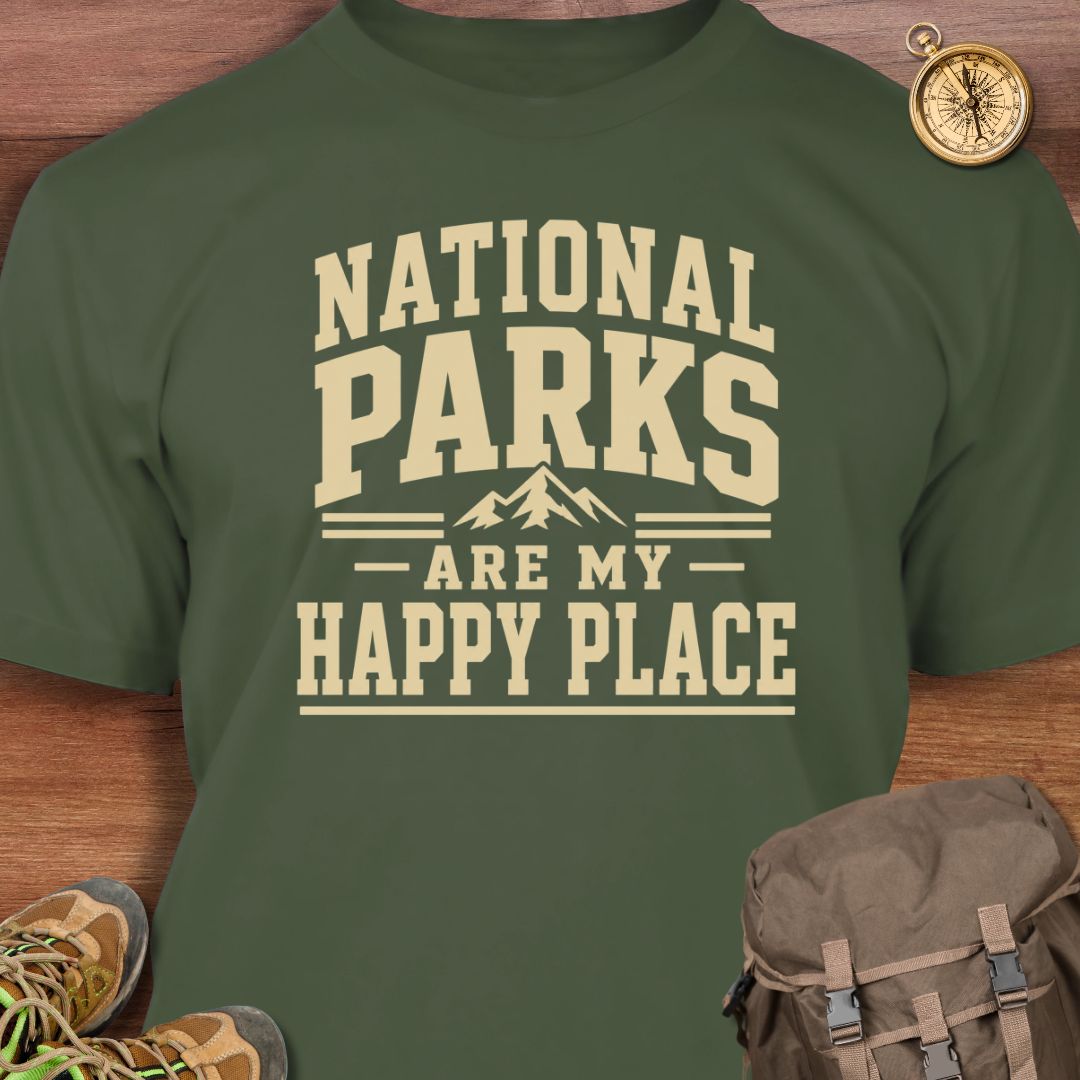 National Parks Happy Place T-Shirt