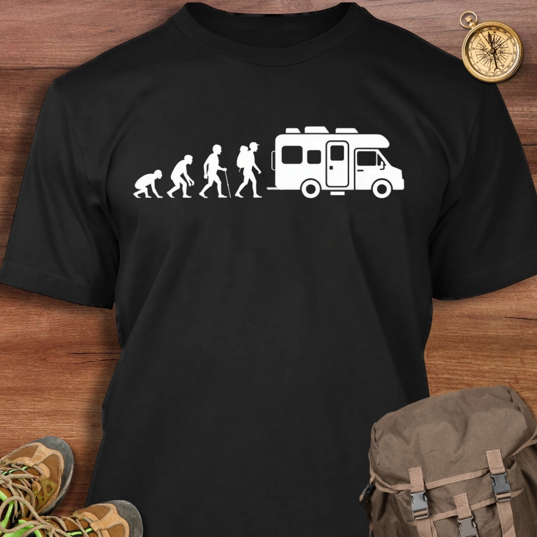 Evolution of Camping T-Shirt