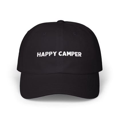Happy Camper (White) Dad Cap