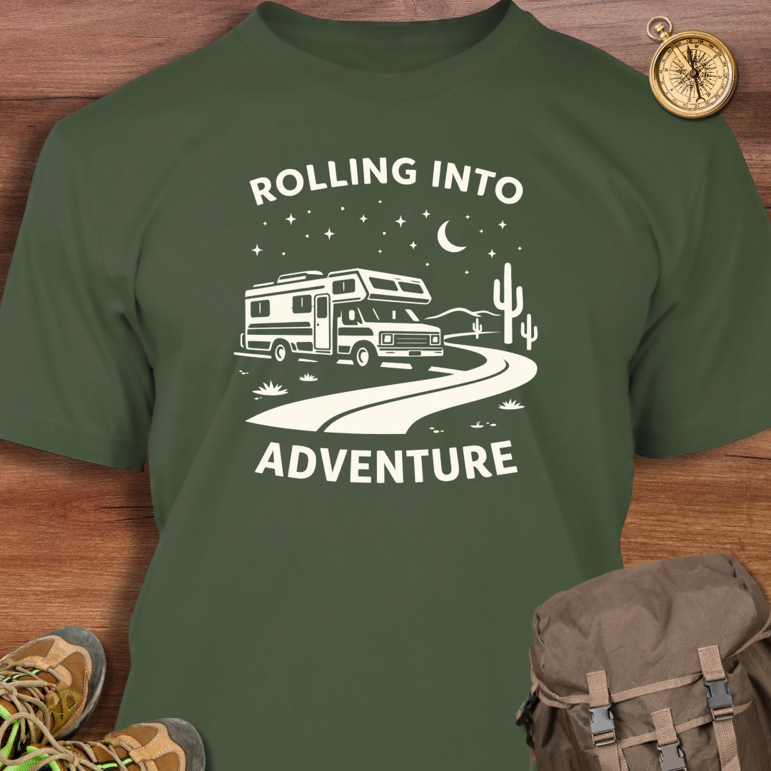 Rolling Into Adventure T-Shirt