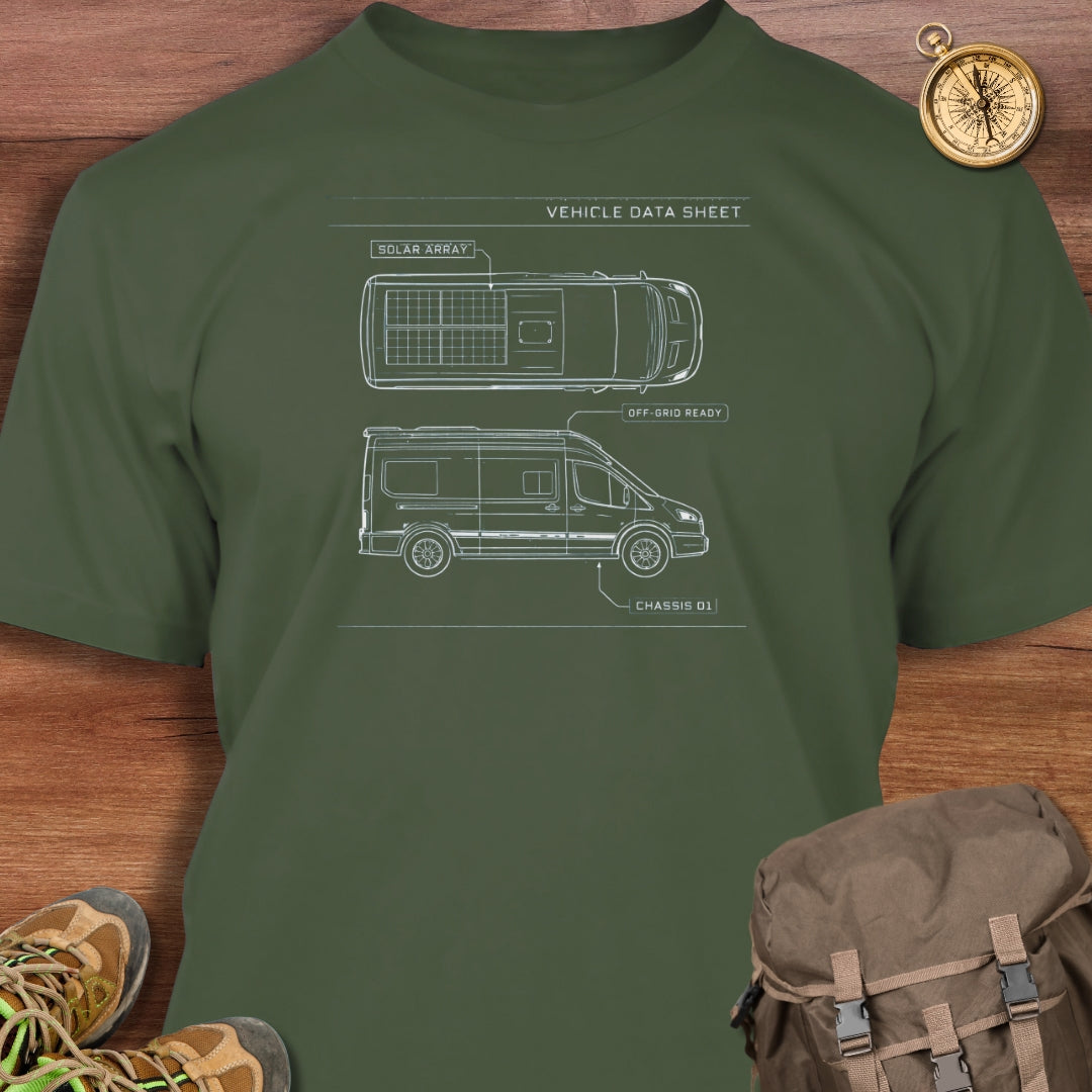 Vehicle Data Sheet T-Shirt