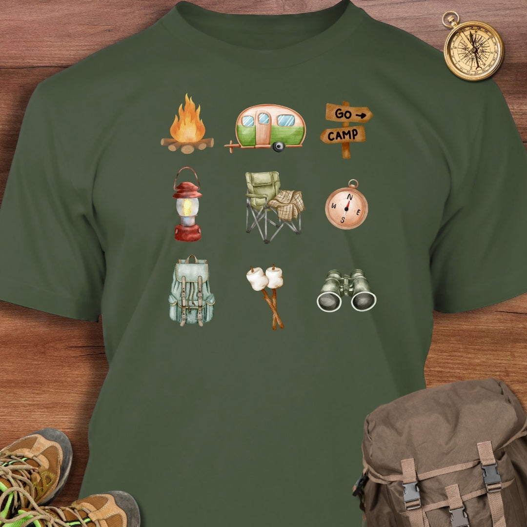 Camping Collage T-Shirt