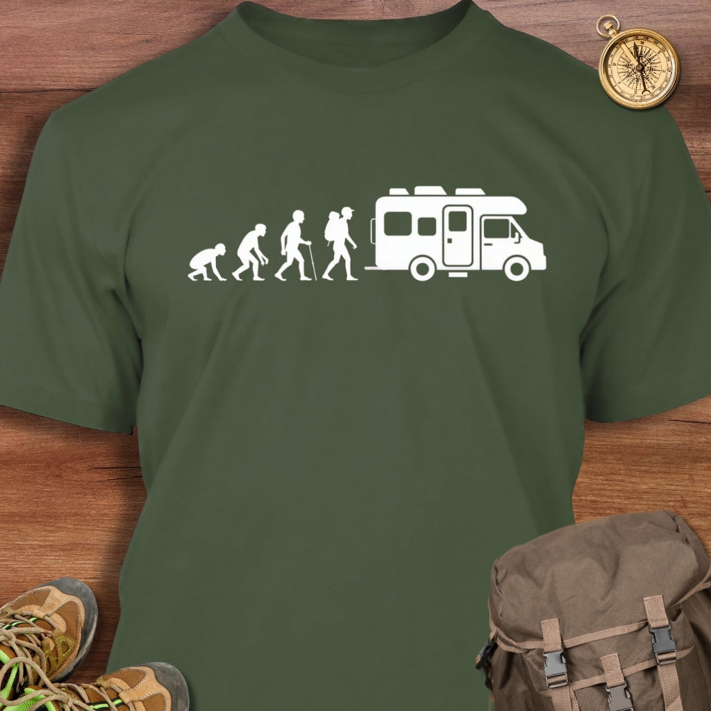 Evolution of Camping T-Shirt
