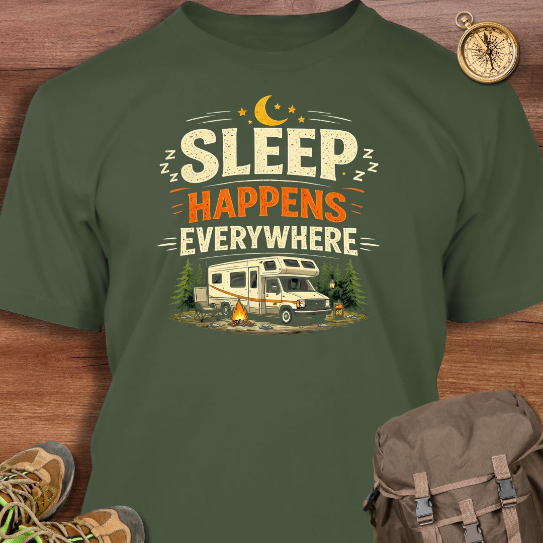 Sleep Happens Everywhere T-Shirt
