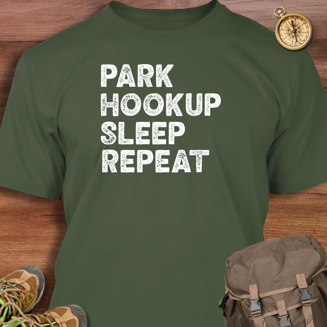 Park Hookup Sleep Repeat T-Shirt