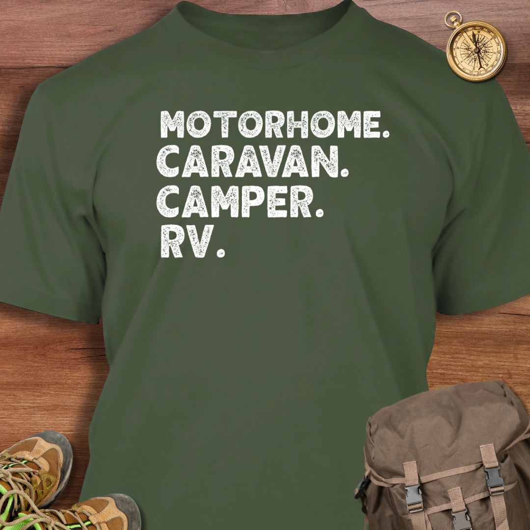 Motorhome To RV T-Shirt
