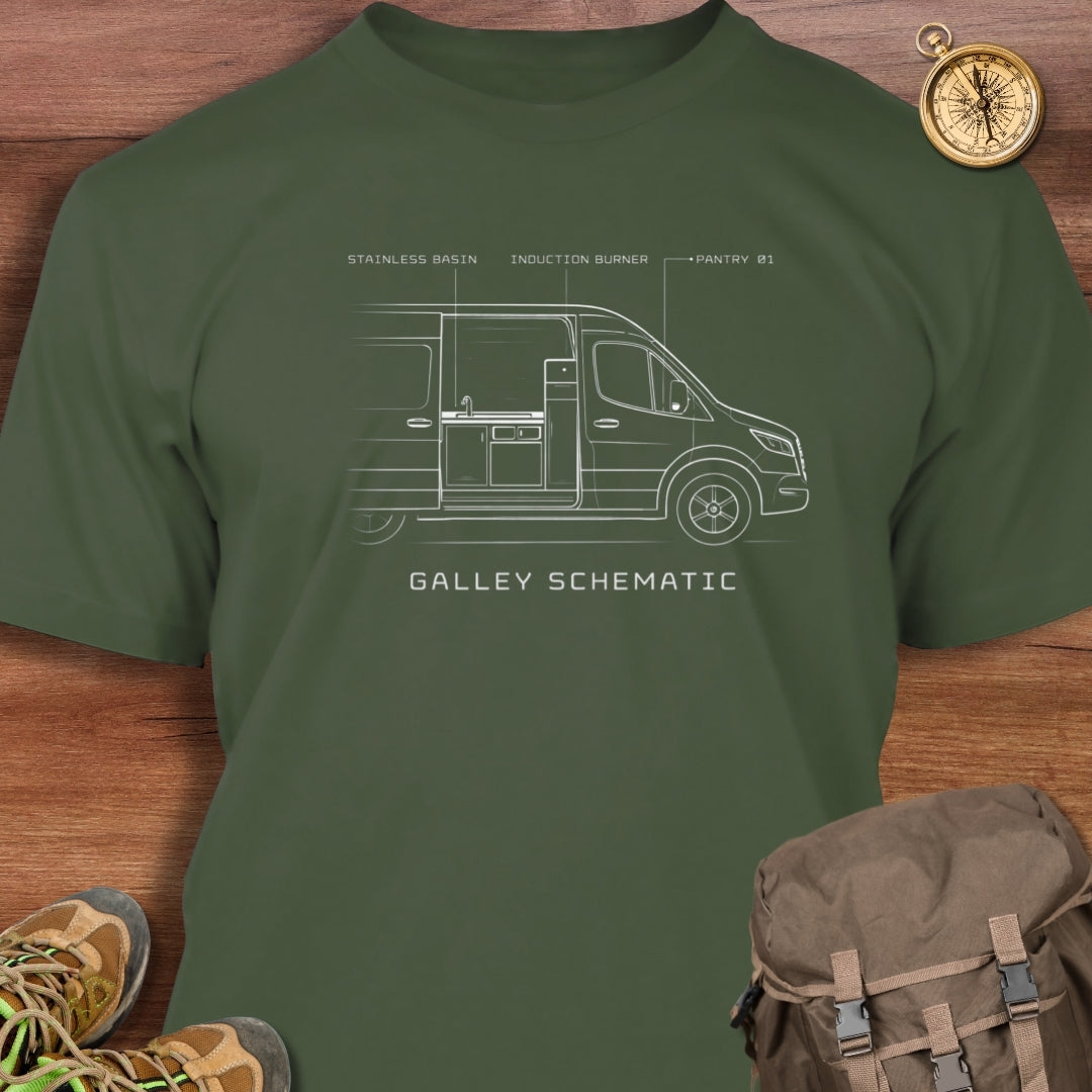 Galley Schematic T-Shirt