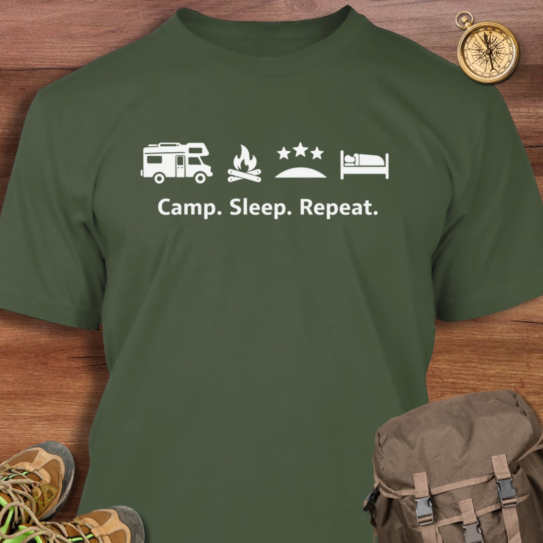 Camp Sleep Repeat T-Shirt