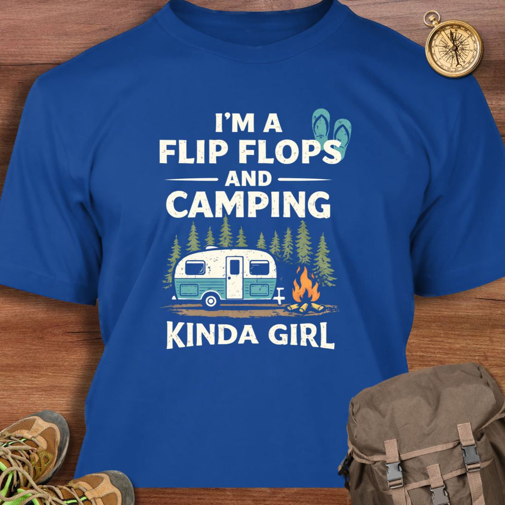 Flip Flops and Camping Kinda Girl T-Shirt