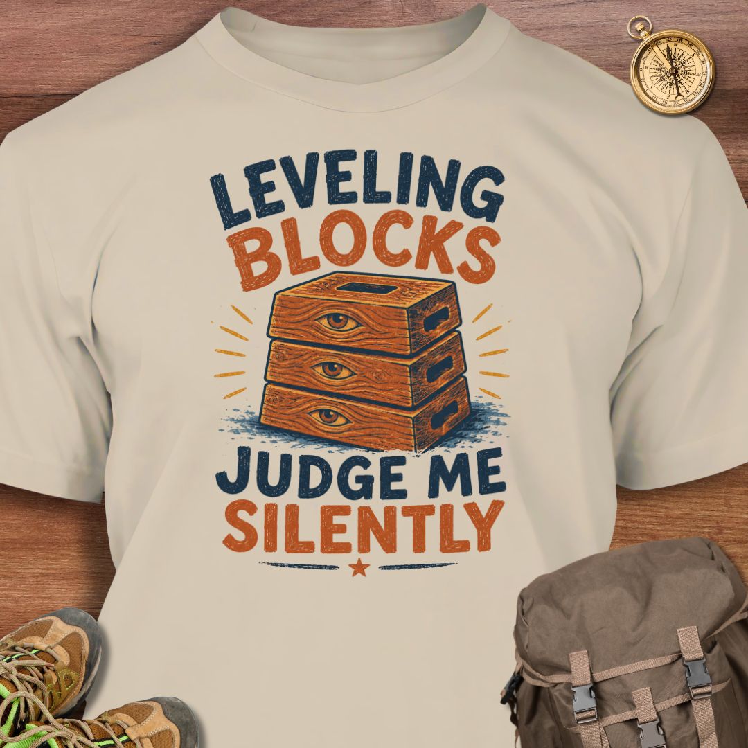Leveling Blocks Judge T-Shirt
