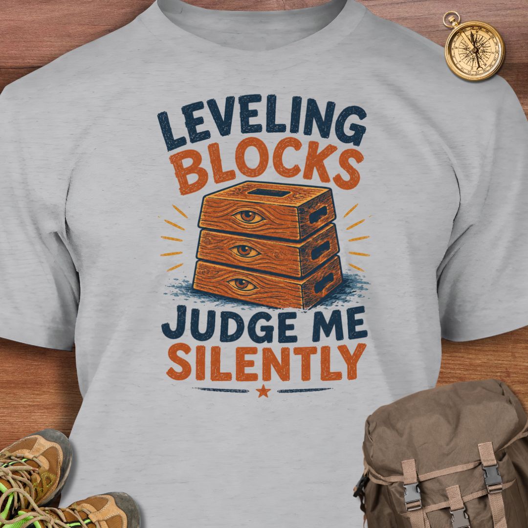 Leveling Blocks Judge T-Shirt
