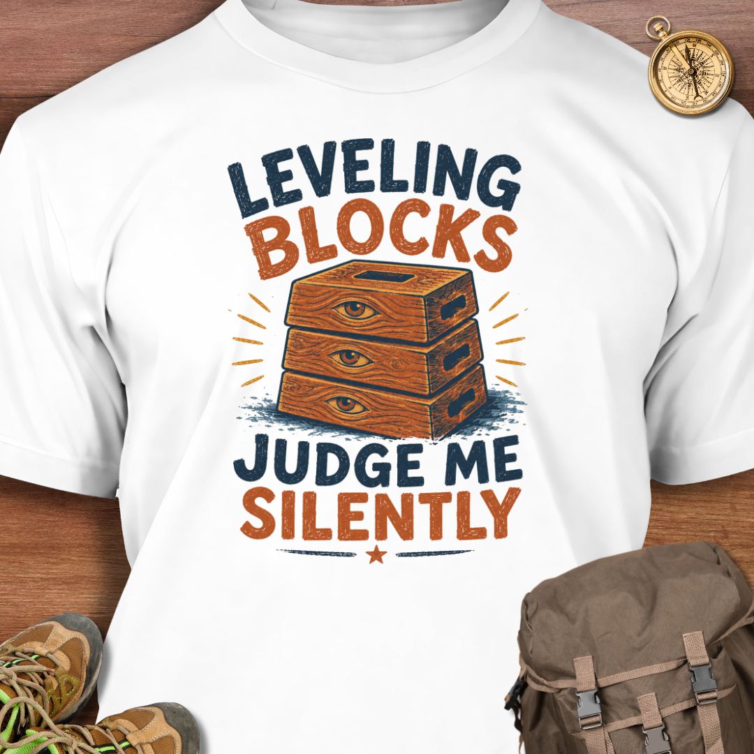 Leveling Blocks Judge T-Shirt