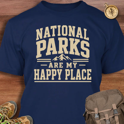 National Parks Happy Place T-Shirt