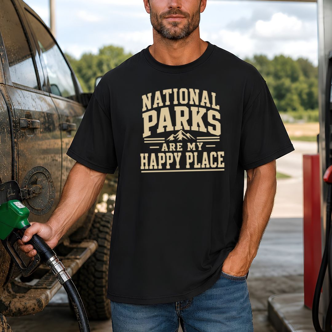 National Parks Happy Place T-Shirt
