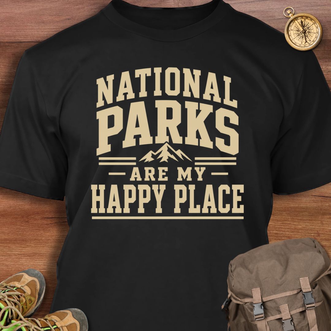 National Parks Happy Place T-Shirt