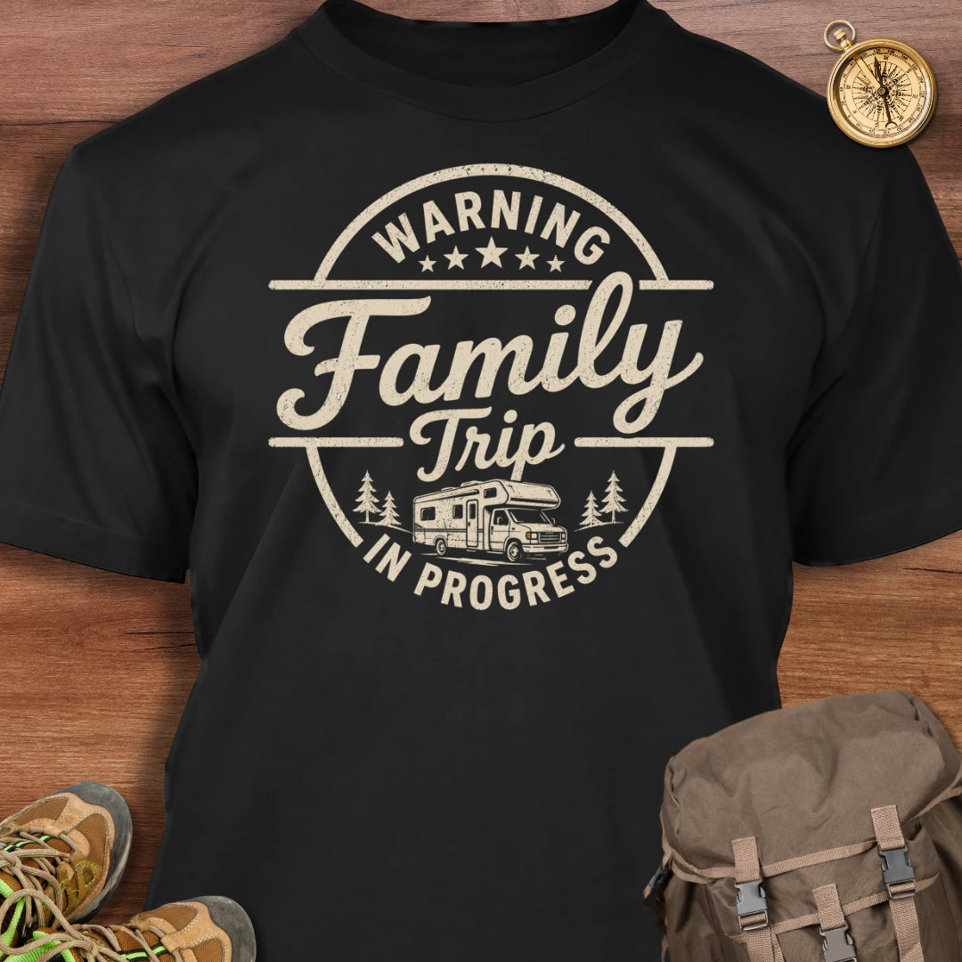 Warning Family Trip T-Shirt