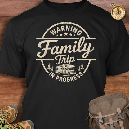 Warning Family Trip T-Shirt