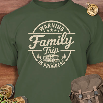 Warning Family Trip T-Shirt