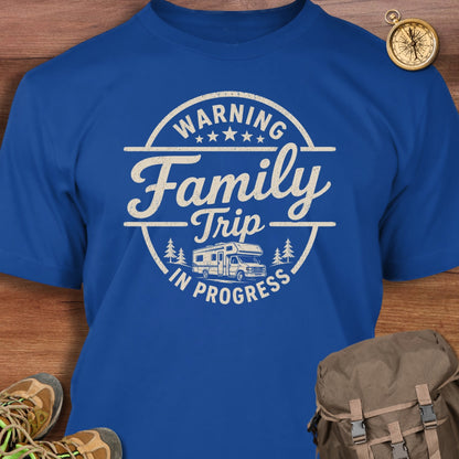 Warning Family Trip T-Shirt