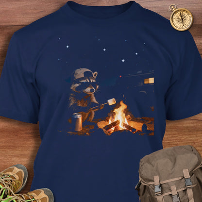 Campfire Raccoon T-Shirt