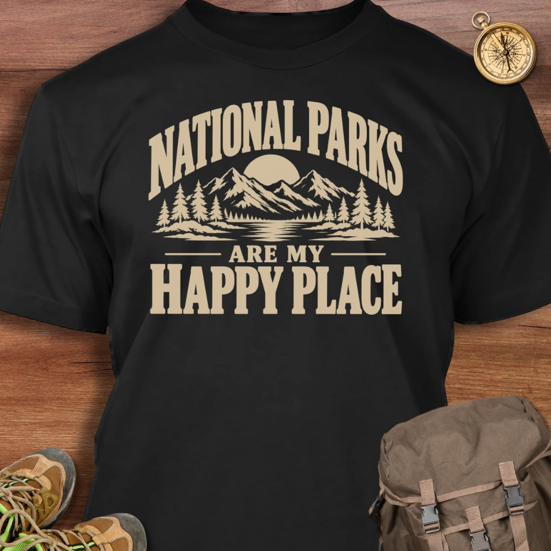 National Parks Happy Place T-Shirt