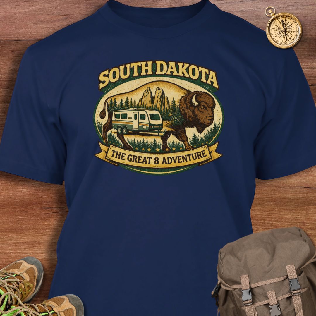 South Dakota Great 8 Adventure T-Shirt