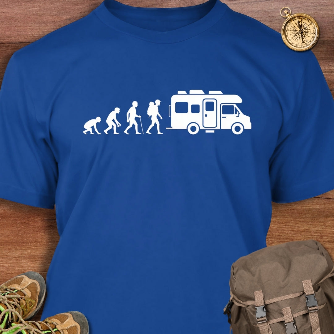 Evolution of Camping T-Shirt