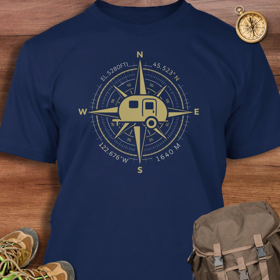 RV Compass (Gold) T-Shirt