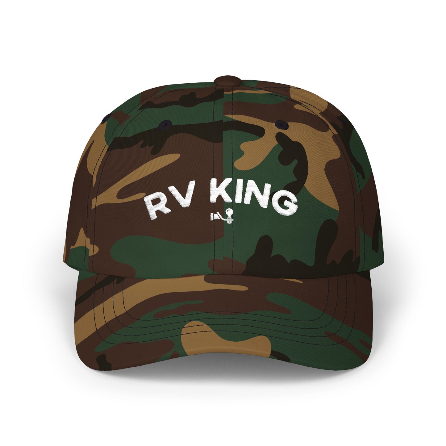 Embroidered RV King Dad Cap