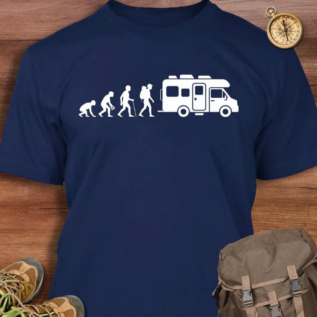 Evolution of Camping T-Shirt