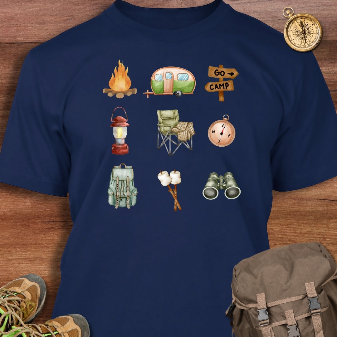 Camping Collage T-Shirt