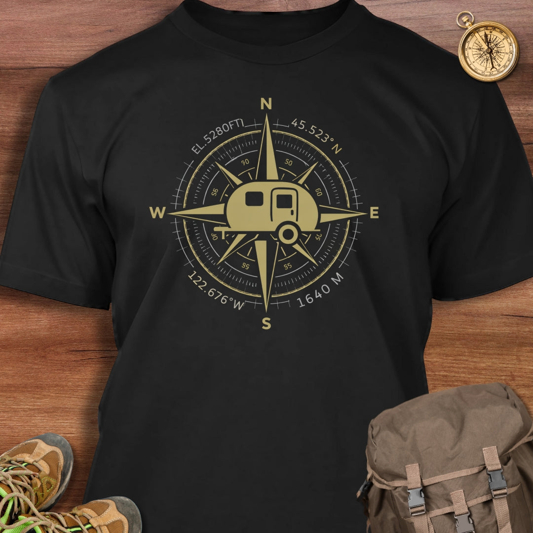 RV Compass (Gold) T-Shirt