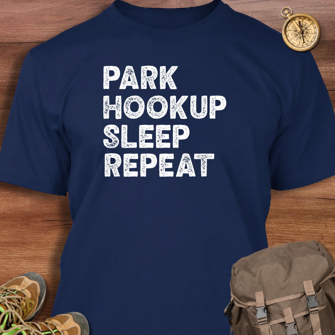 Park Hookup Sleep Repeat T-Shirt