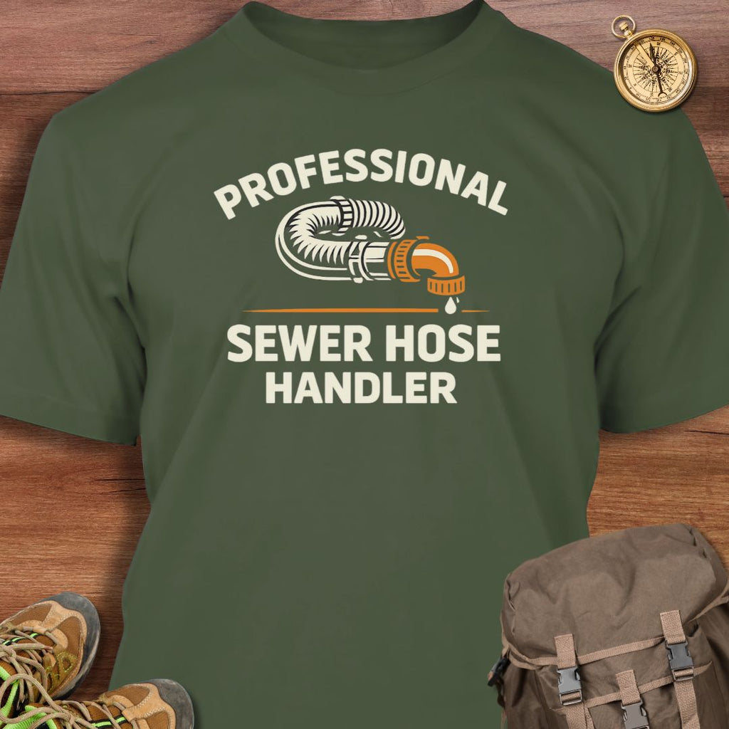 Professional Sewer Hose Handler T-Shirt