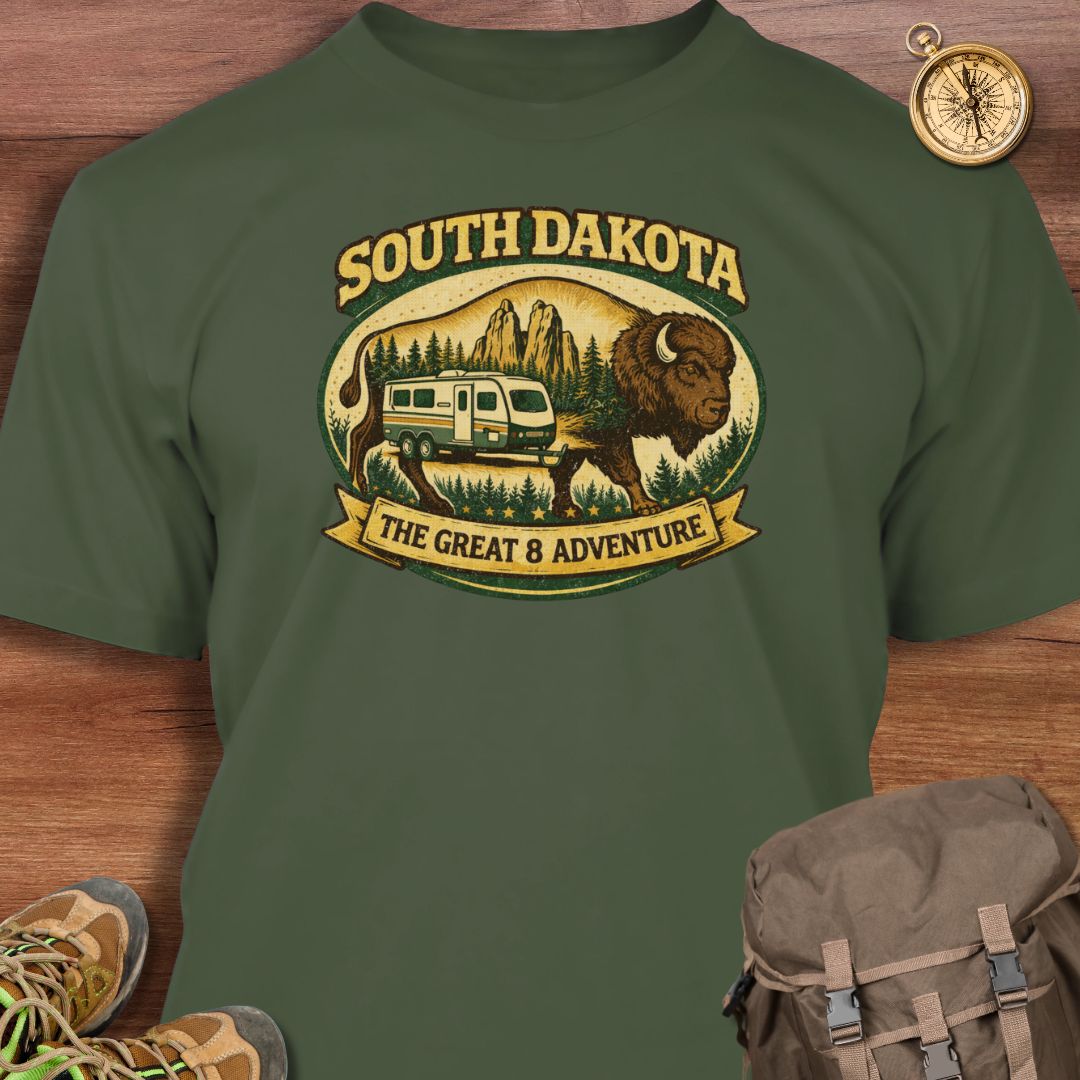 South Dakota Great 8 Adventure T-Shirt