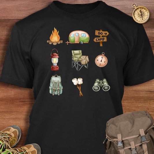 Camping Collage T-Shirt