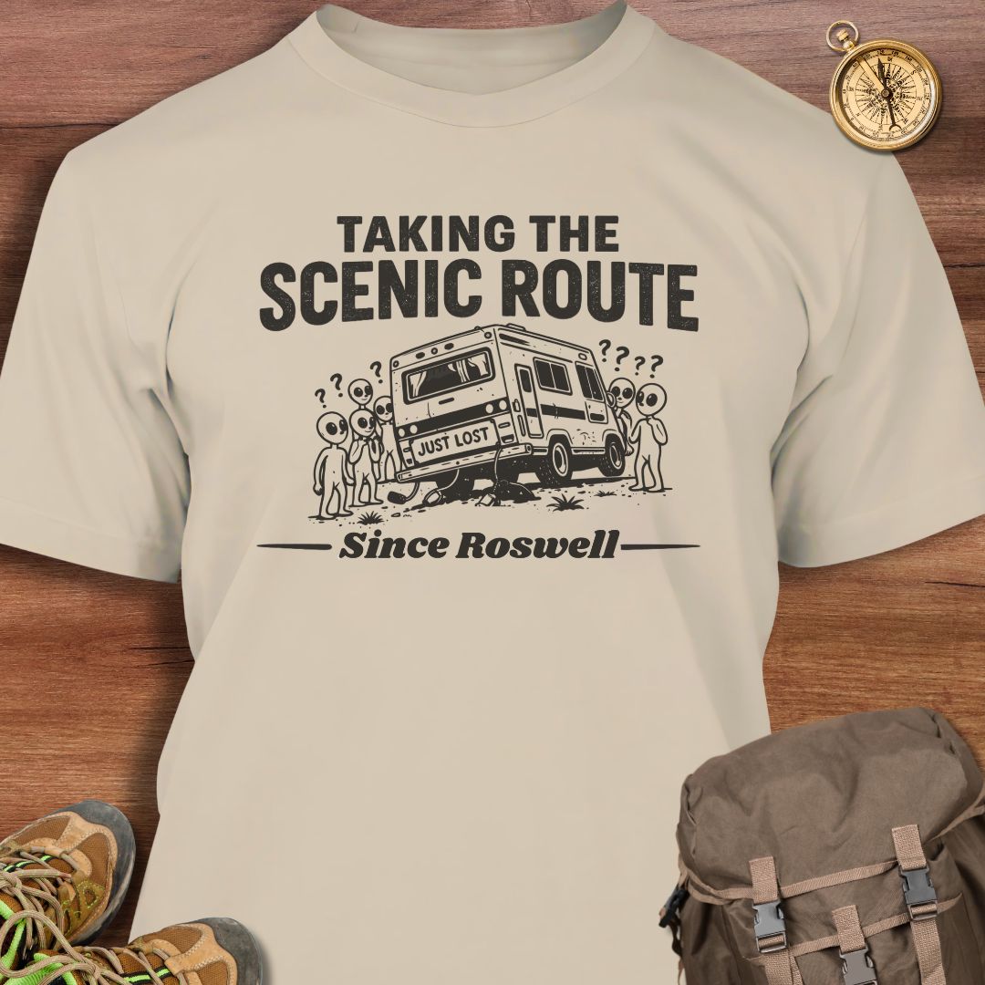 Taking The Scenic Route Since Roswell T-Shirt