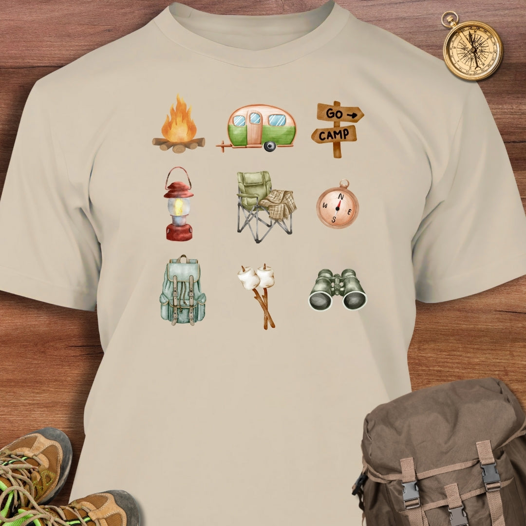 Camping Collage T-Shirt