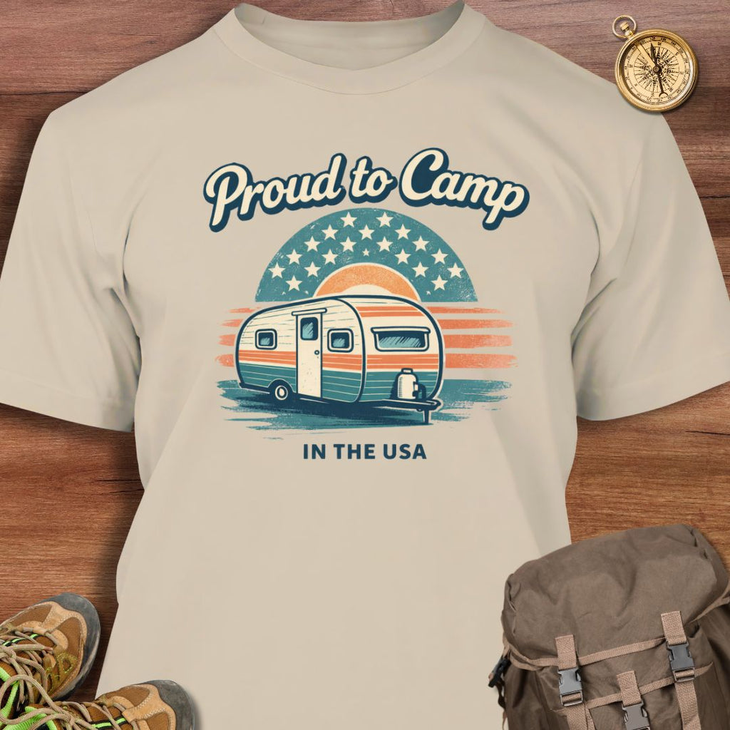 Proud to Camp in USA T-Shirt