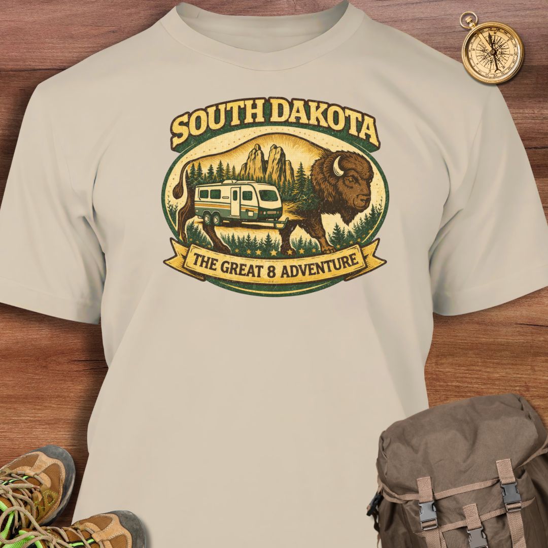 South Dakota Great 8 Adventure T-Shirt