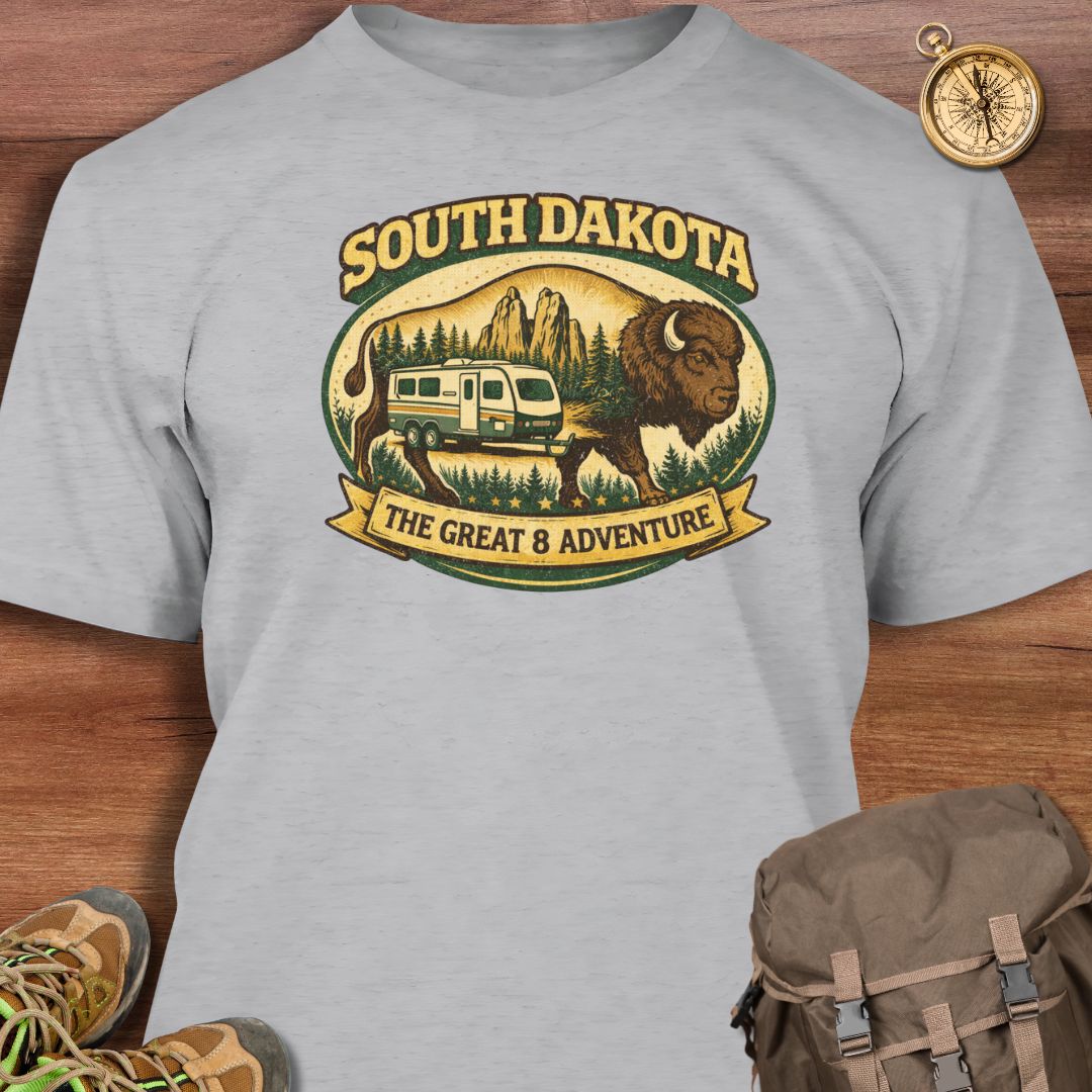 South Dakota Great 8 Adventure T-Shirt