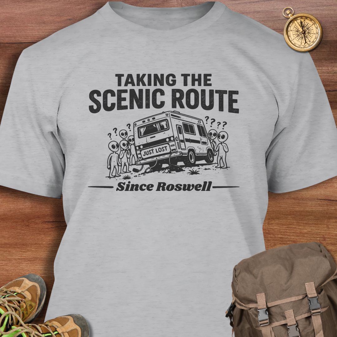 Taking The Scenic Route Since Roswell T-Shirt