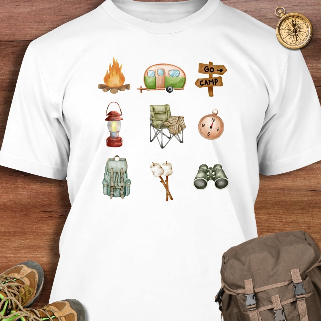Camping Collage T-Shirt
