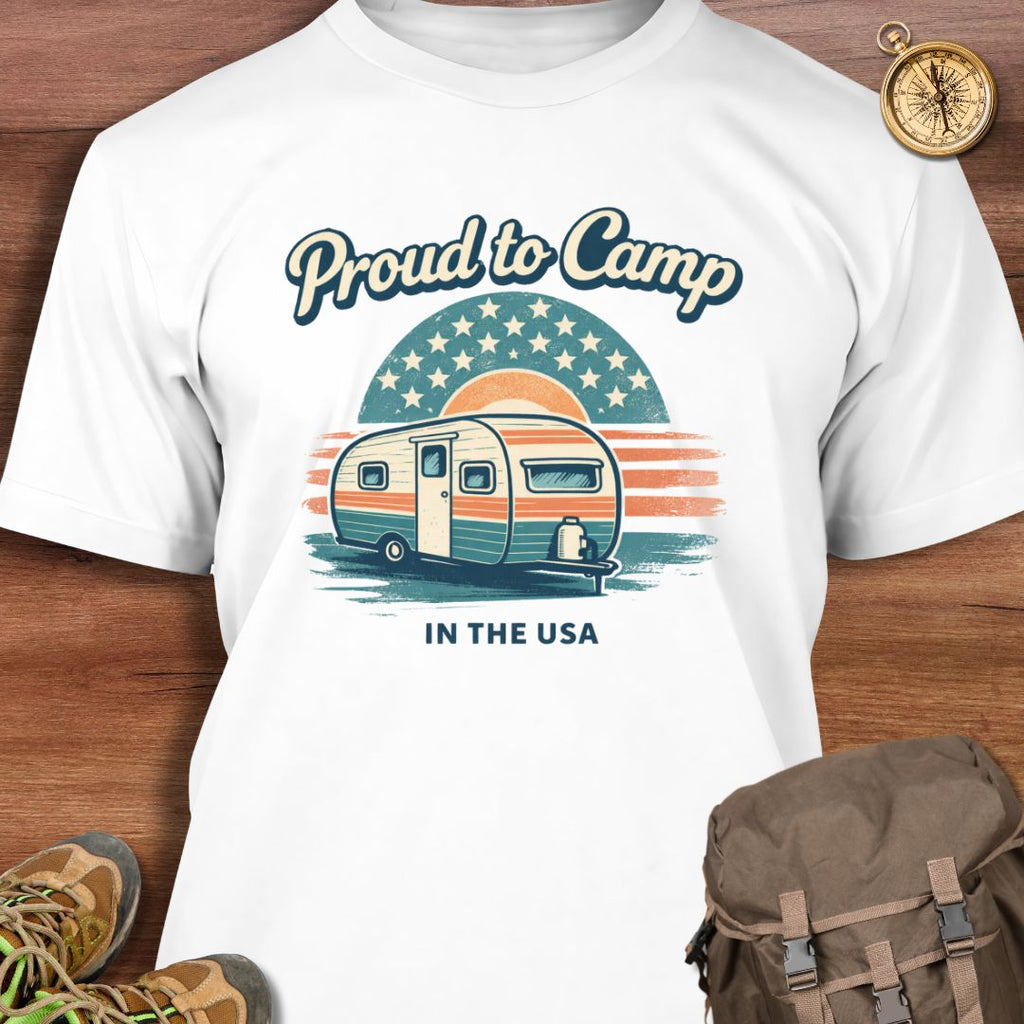 Proud to Camp in USA T-Shirt