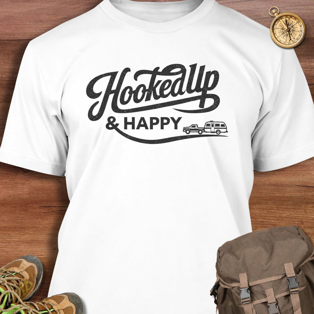 Hooked Up & Happy T-Shirt