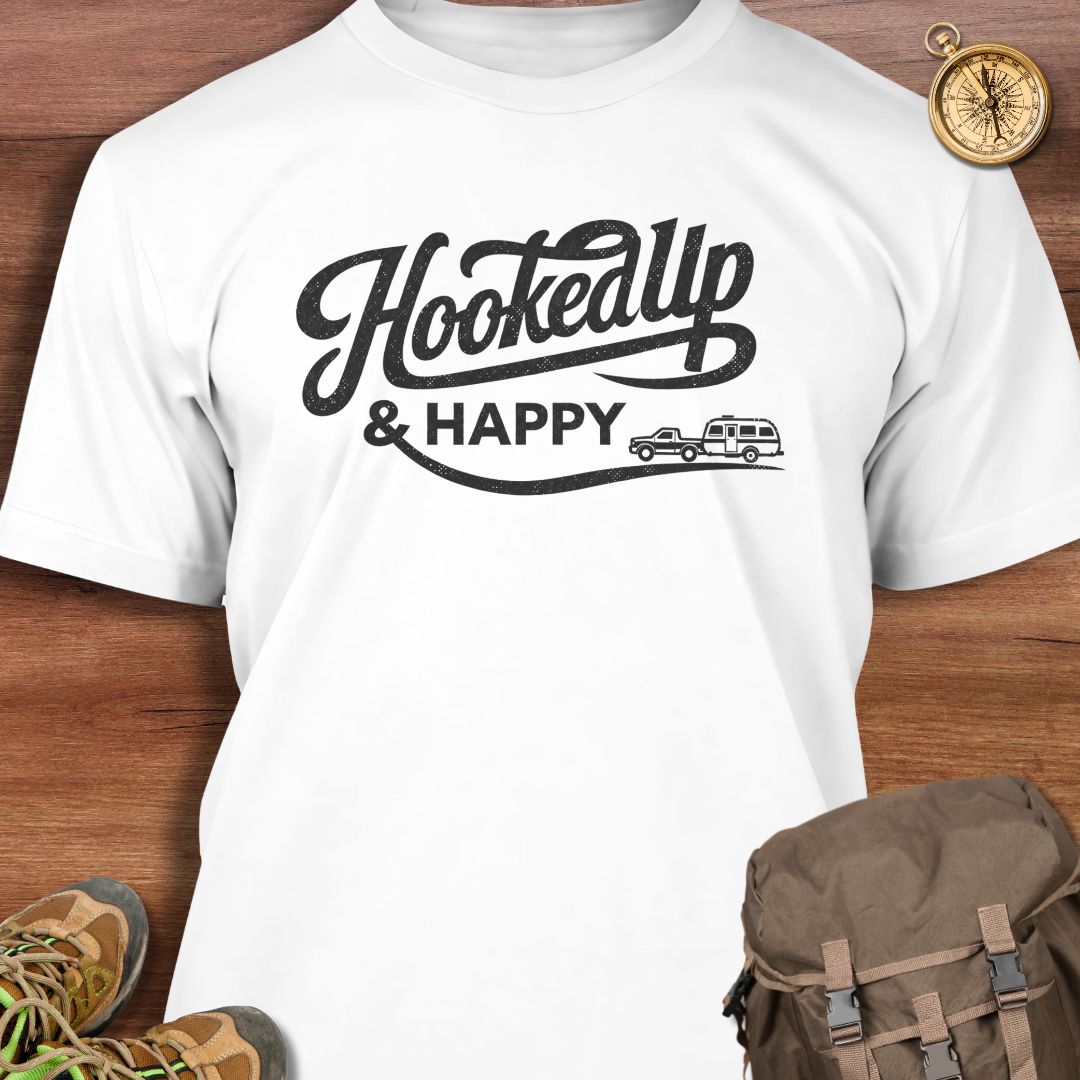 Hooked Up & Happy T-Shirt