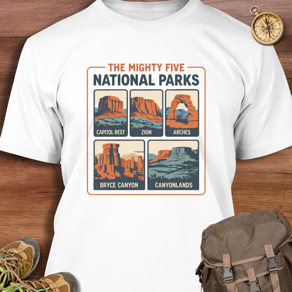 Mighty Five National Parks T-Shirt