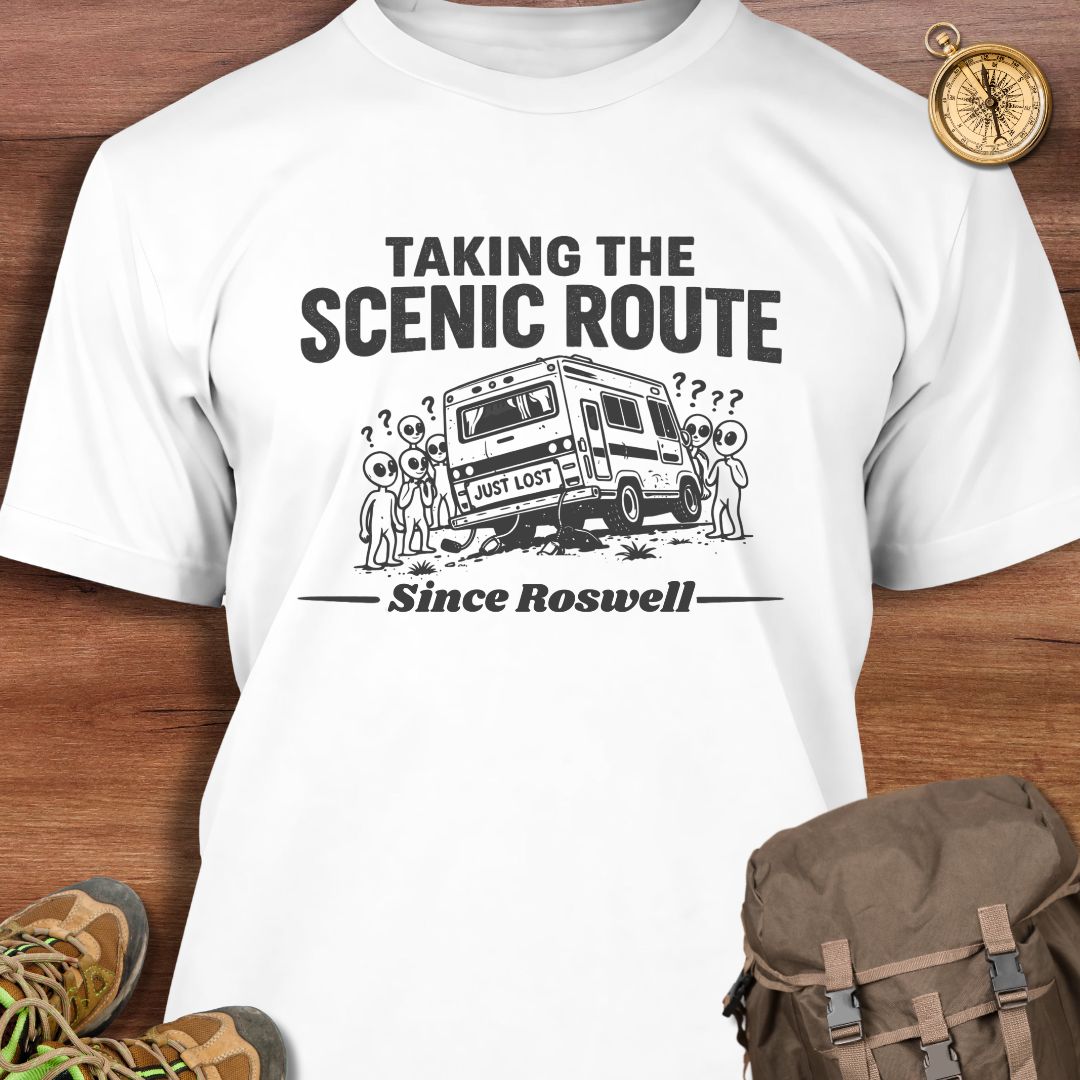 Taking The Scenic Route Since Roswell T-Shirt