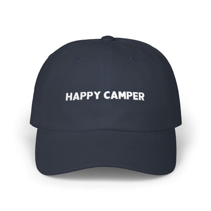Happy Camper (White) Dad Cap